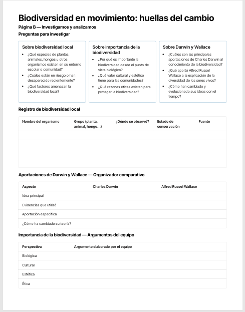 Cuadernillo de Proyectos STEAM Biología 1.º de Secundaria | NEM 2026-2027 | PDF + Word Editable 5 Cuadernillo de Proyectos STEAM Biología 1.º de Secundaria | NEM 2026-2027 | PDF + Word Editable - Image 5