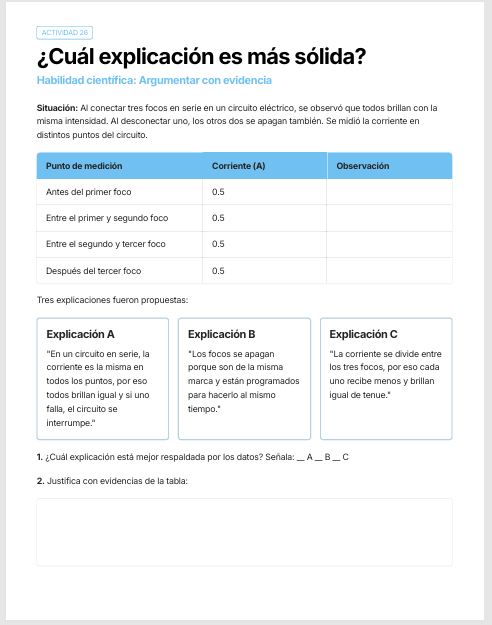 Cuadernillo de Pensamiento Científico Física 2.º de Secundaria | NEM 2026-2027 | PDF + Word Editable 5 Cuadernillo de Pensamiento Científico Física 2.º de Secundaria | NEM 2026-2027 | PDF + Word Editable - Image 5