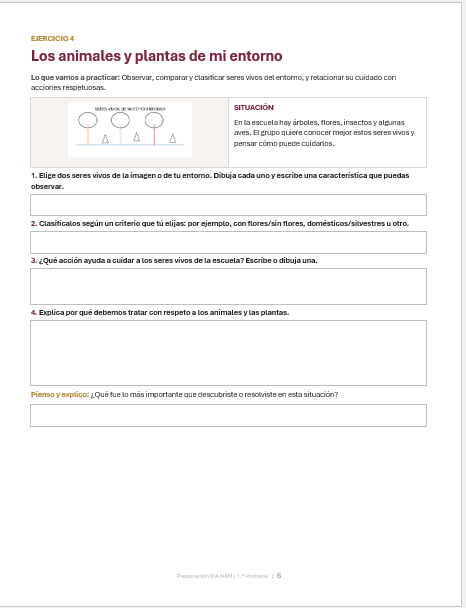 Cuadernillo de Preparación para EIA NEM 1.º Primaria 2026-2027 | Guía Docente, Rúbricas y Mapa Curricular | Word Editable 5 Cuadernillo de Preparación para EIA NEM 1.º Primaria 2026-2027 | Guía Docente, Rúbricas y Mapa Curricular | Word Editable - Image 5