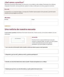 Cuadernillo de Preparación para EIA NEM 2.º Primaria 2026-2027 | Guía Docente, Rúbricas y Mapa Curricular | Word Editable 9 Imagen 4 307