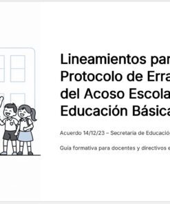 Ilustración de niños jugando felices al aire libre. A la derecha, texto: 