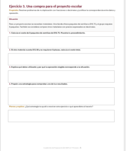 Ejercicios Integradores del Aprendizaje EIA 6.º Primaria 2026-2027 | Preparación, Evaluación y Retroalimentación | Word Editable 9 Imagen 4 313