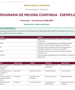 CTE Preescolar Primera Sesión Ordinaria Septiembre 2026-2027 | Productos Contestados y Editables 12 Imagen 4 323