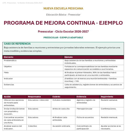 CTE Preescolar Primera Sesión Ordinaria Septiembre 2026-2027 | Productos Contestados y Editables 5 CTE Preescolar Primera Sesión Ordinaria Septiembre 2026-2027 | Productos Contestados y Editables - Imagen 5