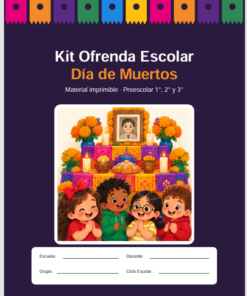 Kit Día de Muertos para Preescolar | Ofrenda Escolar y Actividades 12 Imagen 4 332