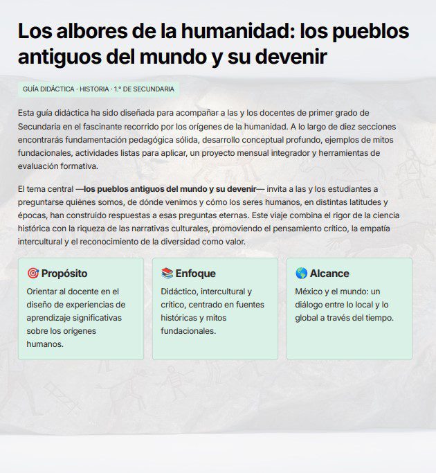 Historia 1° Secundaria Planeación Premium Anual 6 Historia 1° Secundaria Planeación Premium Anual - Image 6