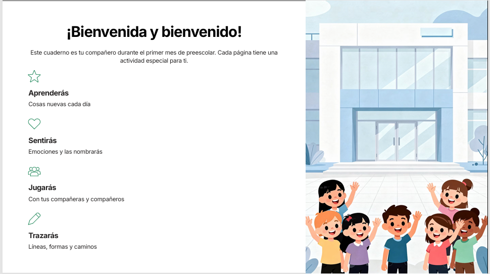 Kit Inicio de Ciclo Escolar 2026-2027 · 3° de Preescolar · Planeación Diagnóstica, Formatos Docentes y Cuaderno de Actividades Editable NEM 6 Kit Inicio de Ciclo Escolar 2026-2027 · 3° de Preescolar · Planeación Diagnóstica, Formatos Docentes y Cuaderno de Actividades Editable NEM - Image 6