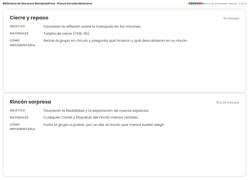 Material para Rincones y Estaciones de Aprendizaje NEM 2026-2027 Preescolar 1° | Recursos Manipulativos para el Aula | PDF + Word Editable 6 Material para Rincones y Estaciones de Aprendizaje NEM 2026-2027 Preescolar 1° | Recursos Manipulativos para el Aula | PDF + Word Editable - Image 6