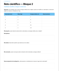 Cuadernillo de Pensamiento Científico Física 2.º de Secundaria | NEM 2026-2027 | PDF + Word Editable 11 Imagen 5 172