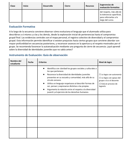 Secuencias Didácticas para Formación Cívica y Ética Primer Grado de Secundaria | Planeaciones NEM 2026-2027 | Word Editable 6 Secuencias Didácticas para Formación Cívica y Ética Primer Grado de Secundaria | Planeaciones NEM 2026-2027 | Word Editable - Image 6