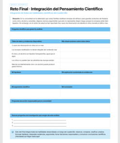 Cuadernillo de Pensamiento Científico Química 3.º de Secundaria | NEM 2026-2027 | PDF + Word Editable 11 Imagen 5 179