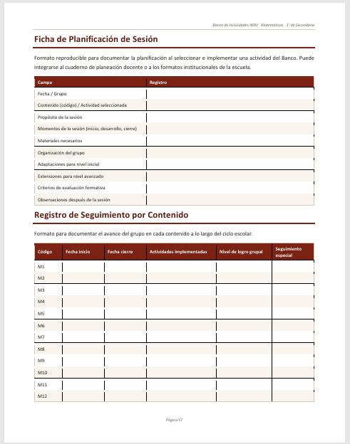 Banco de Actividades NEM Matemáticas 1° de Secundaria 2026-2027 | Recurso Integral para el Docente | Word Editable 6 Banco de Actividades NEM Matemáticas 1° de Secundaria 2026-2027 | Recurso Integral para el Docente | Word Editable - Image 6
