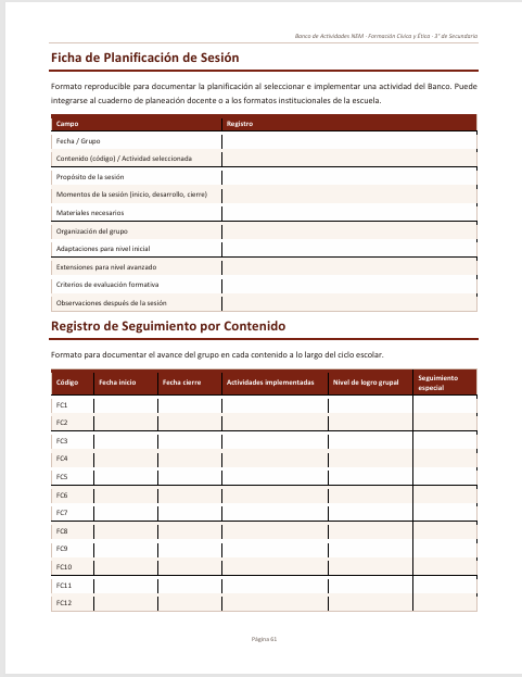 Banco de Actividades NEM Formación Cívica y Ética 3° de Secundaria 2026-2027 | Recurso Integral para el Docente | Word Editable 6 Banco de Actividades NEM Formación Cívica y Ética 3° de Secundaria 2026-2027 | Recurso Integral para el Docente | Word Editable - Image 6