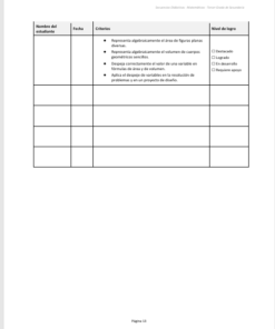 Secuencias Didácticas para Matemáticas Tercer Grado de Secundaria | Planeaciones NEM 2026-2027 | Word Editable 11 Imagen 5 188