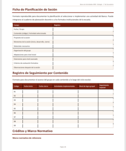 Banco de Actividades NEM Biología 1° de Secundaria 2026-2027 | Recurso Integral para el Docente | Word Editable 11 Imagen 5 193