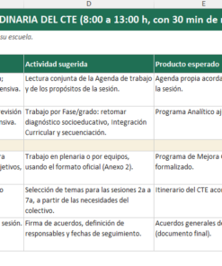 CTE Preescolar Primera Sesión Ordinaria Septiembre 2026-2027 | Productos Contestados y Editables 13 Imagen 5 226