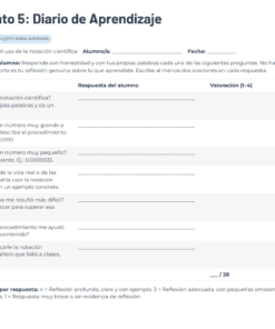 Una hoja de trabajo en español titulada 