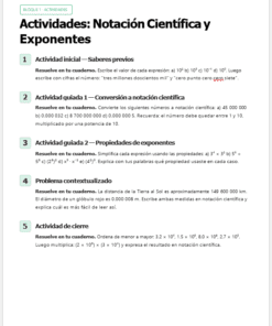 Una hoja de trabajo en español titulada 