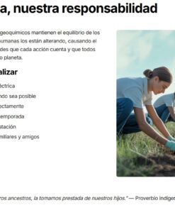 Tres personas, entre ellas un niño y dos adultos, están al aire libre plantando un árbol joven en la tierra. Están concentrados y trabajan juntos como un grupo, destacando el trabajo en equipo y la responsabilidad medioambiental.