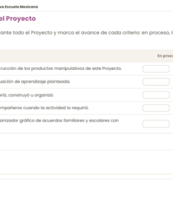 Proyectos Manipulativos NEM 2026-2027 3° de Primaria | Proyectos Integradores | PDF + Word Editable 13 Imagen 6 115