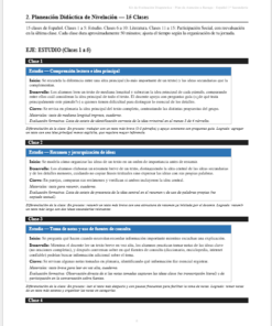 Kit de Evaluación Diagnóstica NEM Español 1° de Secundaria 2026-2027 | 4 Herramientas para Evaluar y Atender el Rezago | Word y Excel Editable 13 Imagen 6 135