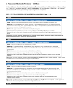 Kit de Evaluación Diagnóstica NEM Historia 1° de Secundaria 2026-2027 | 4 Herramientas para Evaluar y Atender el Rezago | Word y Excel Editable 13 Imagen 6 140