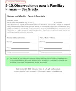 Un formulario escolar en español titulado 