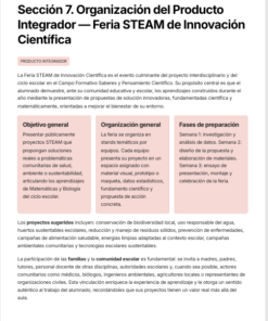 Planeaciones Interdisciplinarias NEM 1° Secundaria Saberes y Pensamiento Científico 2026-2027 | Todo el Ciclo Escolar Mes por Mes - Proyectos STEAM 17 Imagen 7 45