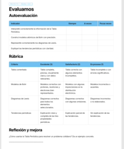 Cuadernillo de Proyectos STEAM Química 3.º de Secundaria | NEM 2026-2027 | PDF + Word Editable 15 Imagen 7 46