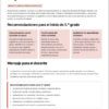 Guía pedagógica para 5.º curso: cierre del curso, recomendaciones para el inicio del curso escolar y áreas de aprendizaje prioritarias.