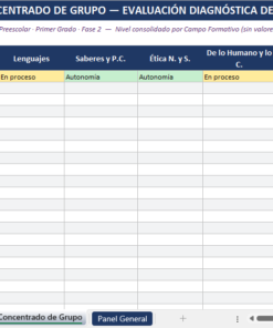 Paquete Integral del Docente NEM Preescolar 1° | Planeaciones, Evaluación y Seguimiento | Word y Excel Editables 23 Imagen 9 18