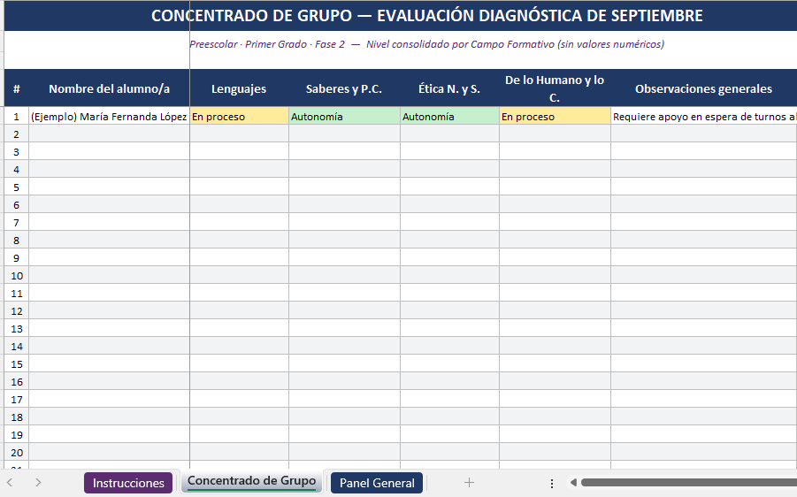 Paquete Integral del Docente NEM Preescolar 1° | Planeaciones, Evaluación y Seguimiento | Word y Excel Editables 10 Paquete Integral del Docente NEM Preescolar 1° | Planeaciones, Evaluación y Seguimiento | Word y Excel Editables - Image 10