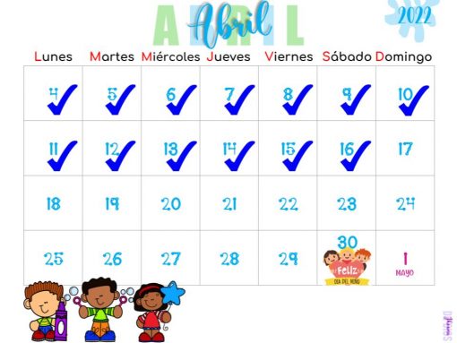 Imagen de presentacion calendarios abril julio