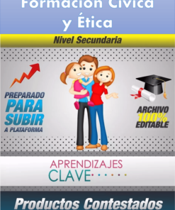 Productos Del Curso Aprendizajes Clave Formacion Civica y Etica Secundaria