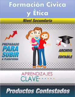 Productos Del Curso Aprendizajes Clave Formacion Civica y Etica Secundaria