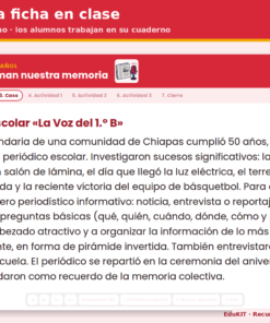 Fichas de Trabajo de Español para Secundaria 1.°, 2.° y 3.° | 42 Fichas y los 14 Contenidos 8 Imagen 1 50