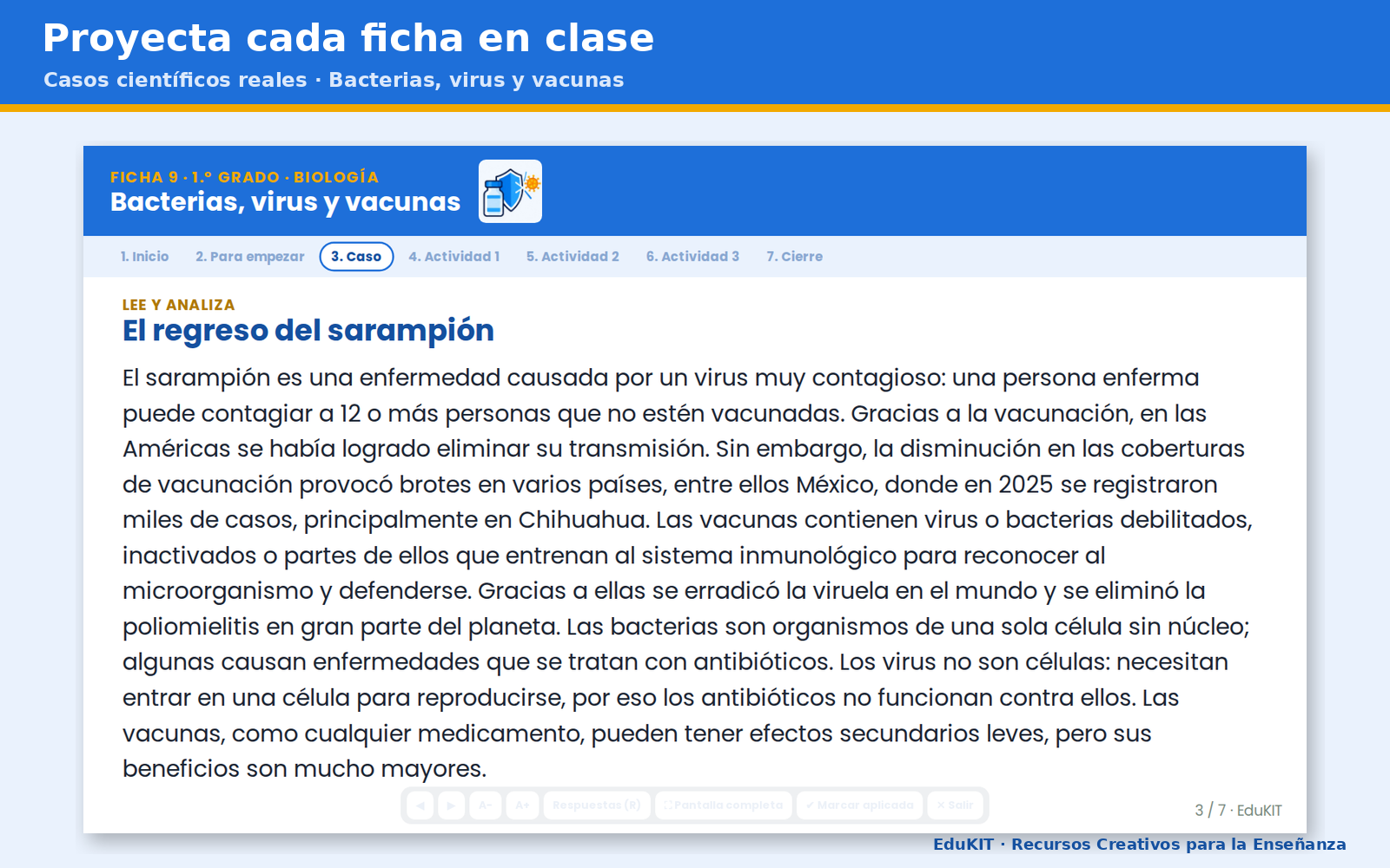EduKIT Fichas de Trabajo de Biología para Secundaria 1.er Grado | 9 Fichas, Rúbricas y los 9 Contenidos 2 EduKIT Fichas de Trabajo de Biología para Secundaria 1.er Grado | 9 Fichas, Rúbricas y los 9 Contenidos - Imagen 2