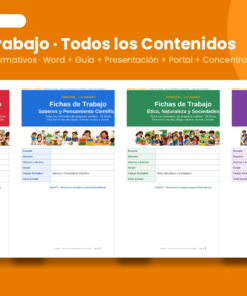 Fichas de Trabajo para Primaria 1er Grado | 79 Fichas de los 4 Campos Formativos y Todos los Contenidos 8 Imagen 1 61