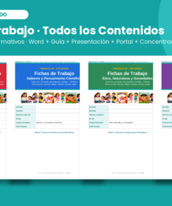 Fichas de Trabajo Preescolar 3° | 41 Fichas Imprimibles, 123 Actividades y Portal Proyectable · Todos los Contenidos NEM 8 Imagen 1 66