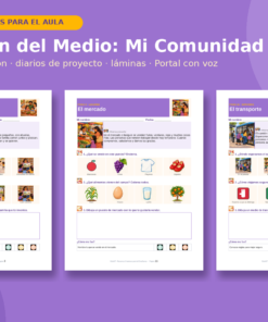 Exploración del Medio: Mi Comunidad para Preescolar | 45 Recursos Imprimibles, 10 Sesiones y Portal Interactivo 8 Imagen 1 70