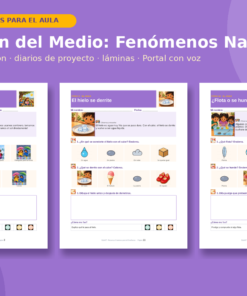 Exploración del Medio: Fenómenos Naturales para Preescolar | 45 Recursos Imprimibles, Experimentos y Portal Interactivo 8 Imagen 1 71
