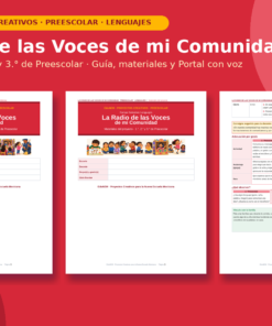 La Radio de las Voces de mi Comunidad | EduNEM Preescolar 1.º a 3.º | Proyecto de Lenguajes en 10 sesiones 8 Imagen 1 75