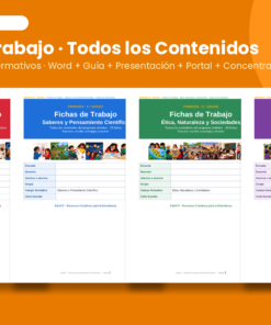 Fichas de Trabajo para Primaria 5.° Grado | 88 Fichas, 84 Contenidos y 253 PDA 8 Imagen 1 P33