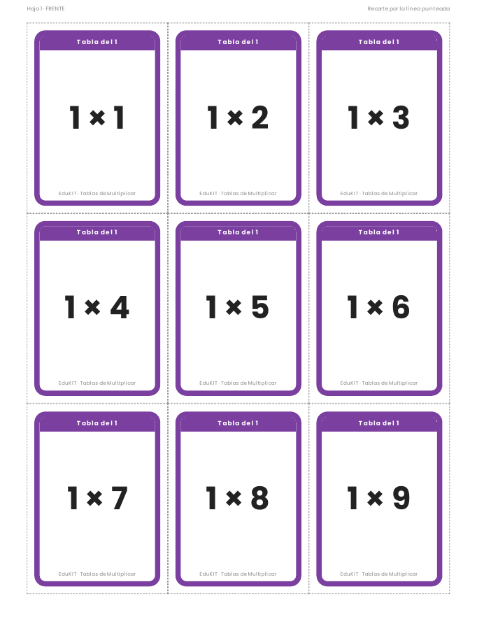 EduKIT Flash Cards de Tablas de Multiplicar para Primaria | 135 Tarjetas, 8 Juegos y Portal Interactivo 3 EduKIT Flash Cards de Tablas de Multiplicar para Primaria | 135 Tarjetas, 8 Juegos y Portal Interactivo - Imagen 3