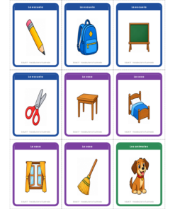 EduKIT Flash Cards de Vocabulario Ilustrado para Primaria | 32 Palabras, 72 Tarjetas y Portal con Audio 9 Imagen 2 34