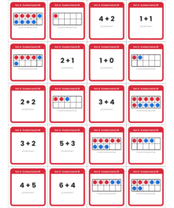 EduKIT Memorama de Sumas y Restas para Primaria | 120 Tarjetas, 6 Sets y Portal Interactivo 9 Imagen 2 41
