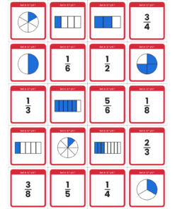 EduKIT Memorama de Fracciones para Primaria | 120 Tarjetas, 6 Sets y Portal Digital con Audio 9 Imagen 2 44