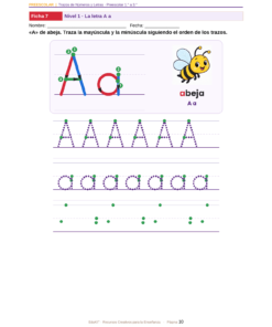 EduKIT Trazos de Números y Letras para Preescolar | 54 Fichas, 48 Tarjetas y Portal Interactivo para Trazar 9 Imagen 2 47