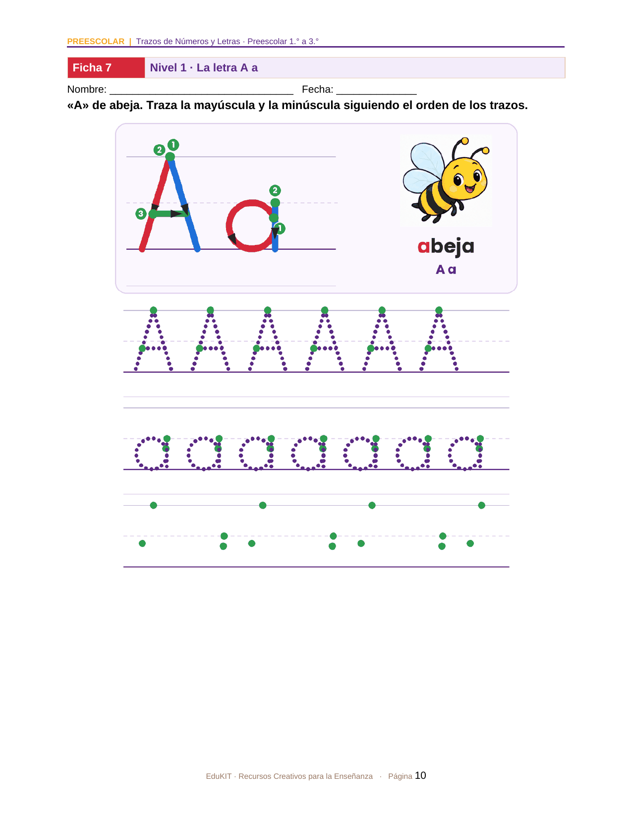 EduKIT Trazos de Números y Letras para Preescolar | 54 Fichas, 48 Tarjetas y Portal Interactivo para Trazar 3 EduKIT Trazos de Números y Letras para Preescolar | 54 Fichas, 48 Tarjetas y Portal Interactivo para Trazar - Imagen 3
