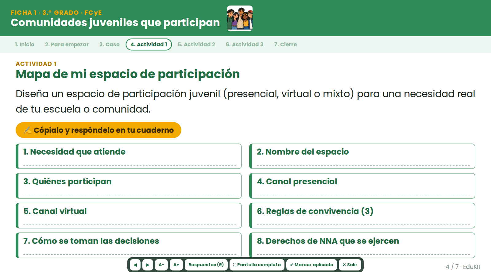 Fichas de Trabajo de Formación Cívica y Ética para Secundaria 1.°, 2.° y 3.° | 48 Fichas Proyectables e Imprimibles 3 Fichas de Trabajo de Formación Cívica y Ética para Secundaria 1.°, 2.° y 3.° | 48 Fichas Proyectables e Imprimibles - Imagen 3